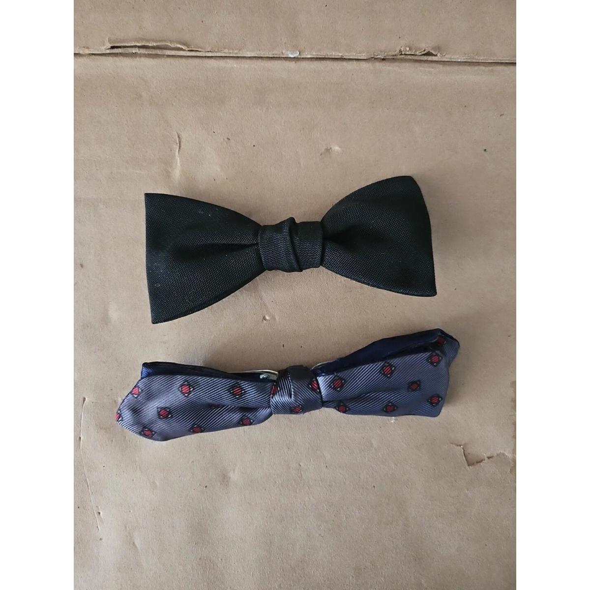 Lot Of 2 Wembley Multicolored Accessory Bow Ties See Pics Trl8#165